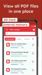 Screenshot PDF Reader Read all PDF files Mod APK