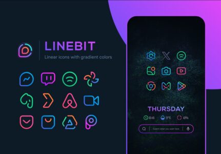 Screenshot Linebit Icon Pack Mod APK