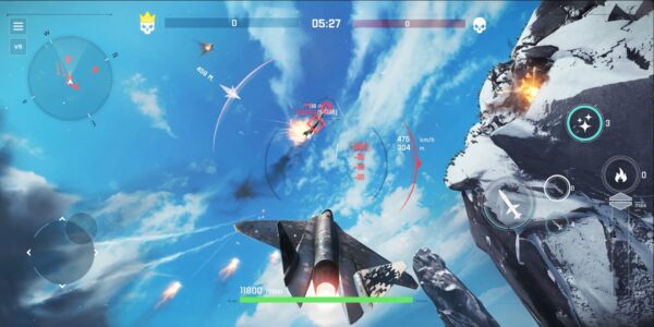 Screenshot Sky Combat 2 Air Combat PvP Mod APK