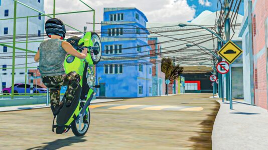 Screenshot Wheelie City Bike Wheelie Mod APK