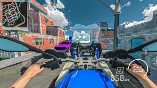 Screenshot Wheelie City Bike Wheelie Mod APK