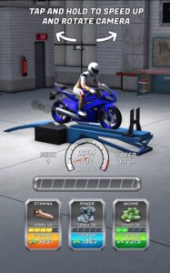 Screenshot Drag Race Motorcycles Tuning Mod APK