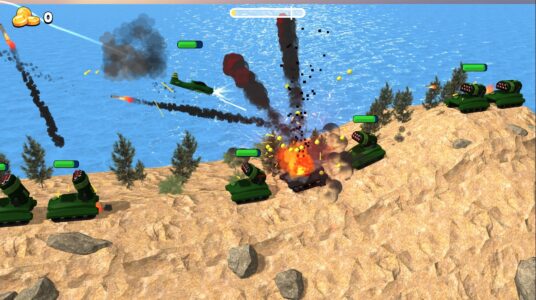 Screenshot Bomber Ace WW2 war plane game Mod APK