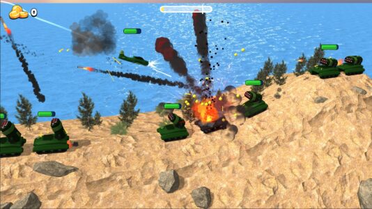 Screenshot Bomber Ace WW2 war plane game Mod APK