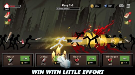 Screenshot Epic Stickman RPG Idle Game Mod APK