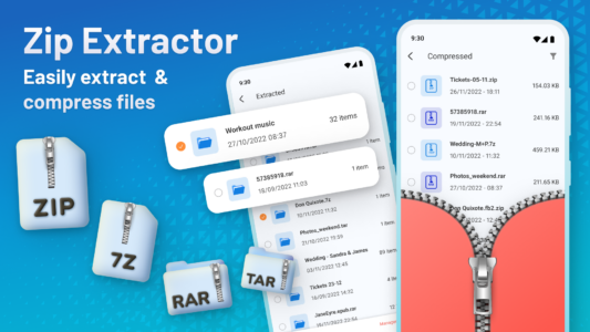 Screenshot Zip Extractor - UnZIP & UnRAR Mod APK