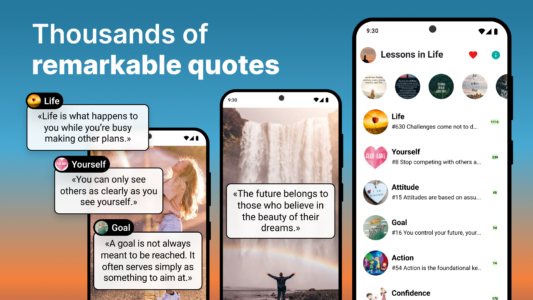 Screenshot Lessons in Life Quotes Mod APK