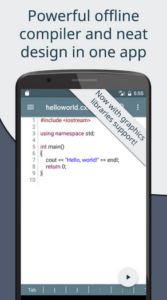 Screenshot Cxxdroid - C/C++ compiler IDE Mod APK