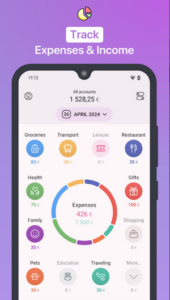 Screenshot 1Money: expense tracker budget Mod APK