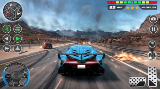 Screenshot Traffic Driving 3D: Racing Car Mod APK