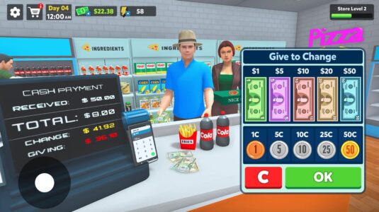 Screenshot Pizza Shop Simulator 3D Mod APK