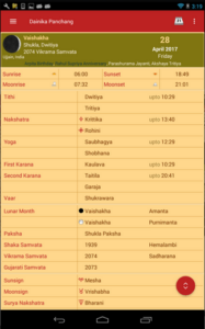 Screenshot Hindu Calendar - Drik Panchang Mod APK