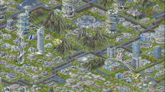 Screenshot Designer City 3: future cities Mod APK