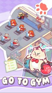 Screenshot Kitty Gym - Idle Cat Games Mod APK