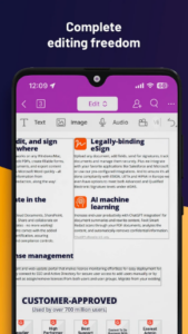 Screenshot Foxit PDF Editor Mod APK