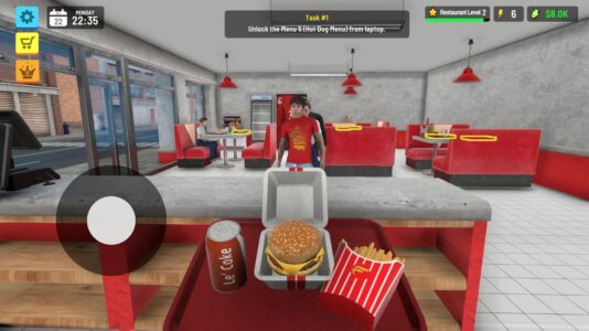 Screenshot Burger Station Simulator 3D! Mod APK