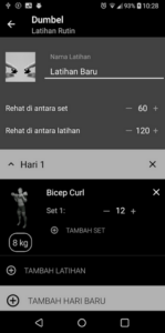 Screenshot Dumbbell Home Workout Mod APK