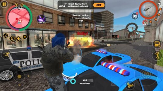 Screenshot Rope Hero 3 Mod APK