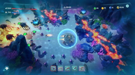 Screenshot Ocean Keeper: Dome Survival Mod APK