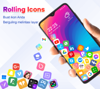 Screenshot Rolling Icon: 3D Wallpaper Mod APK