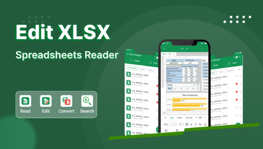 Screenshot Edit XLSX Spreadsheets Reader Mod APK