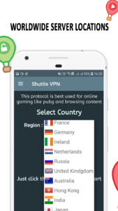 Screenshot Shuttle VPN : Secure VPN Proxy Mod APK