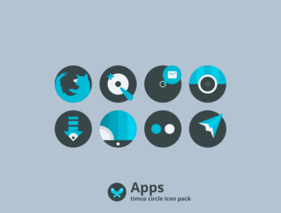 Screenshot Timus Spin: Dark Icon Pack Mod APK