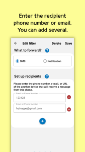 Screenshot SMS Forwarder Mod APK