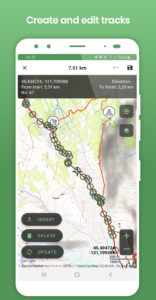 Screenshot Tracklia: GPX KML KMZ & maps Mod APK