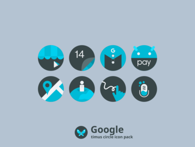 Screenshot Timus Spin: Dark Icon Pack Mod APK