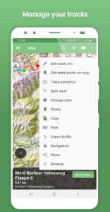 Screenshot Tracklia: GPX KML KMZ & maps Mod APK