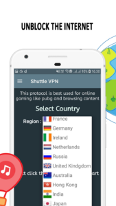 Screenshot Shuttle VPN : Secure VPN Proxy Mod APK