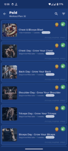 Screenshot FitOlympia Pro - Gym Workouts Mod APK