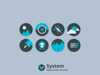 Screenshot Timus Spin: Dark Icon Pack Mod APK