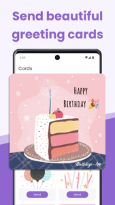 Screenshot Birthday Calendar & Reminder Mod APK