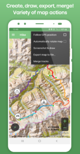 Screenshot Tracklia: GPX KML KMZ & maps Mod APK