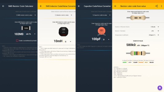 Screenshot ElectroCalc - Electronics Mod APK