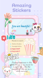 Screenshot Niki: Cute Notes App Mod APK