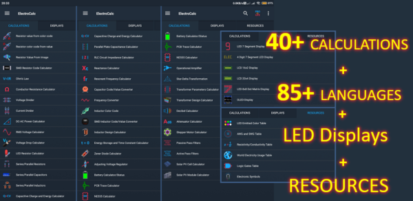 Screenshot ElectroCalc - Electronics Mod APK