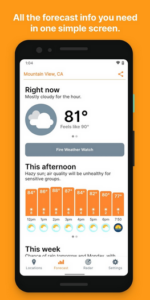 Screenshot Hello Weather Mod APK