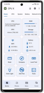 Screenshot CPU X - Device & System info Mod APK