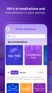 Screenshot Sattva - Meditation App Mod APK