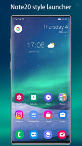 Screenshot Cool Note20 Launcher Galaxy UI Mod APK