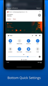 Screenshot Bottom Quick Settings Mod APK