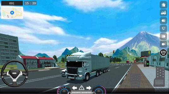 Screenshot Truck Big Simulator Indonesia Mod APK