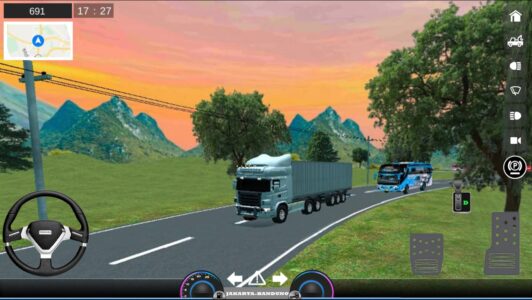 Screenshot Truck Big Simulator Indonesia Mod APK