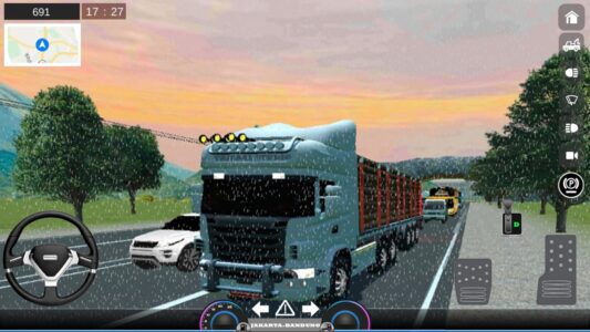 Screenshot Truck Big Simulator Indonesia Mod APK