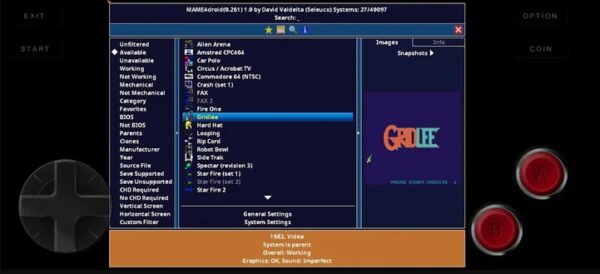 Screenshot MAME4droid 2024 Mod APK