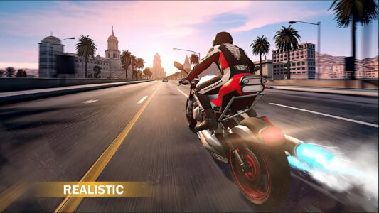 Screenshot Traffic Bike City Driving Mod APK