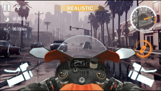 Screenshot Traffic Bike City Driving Mod APK